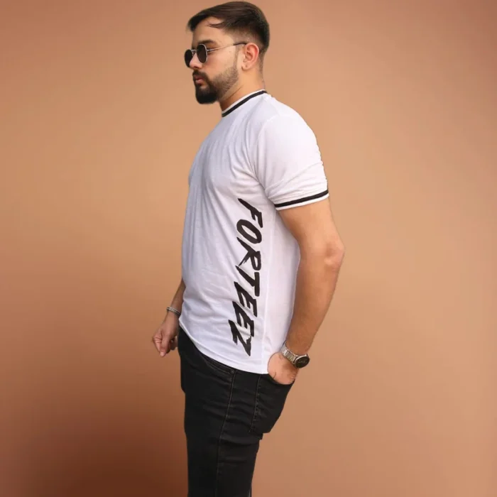 Forteez Printed Tee | White - Image 2