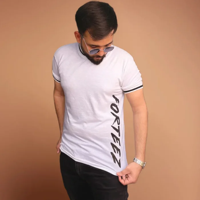 Forteez Printed Tee | White