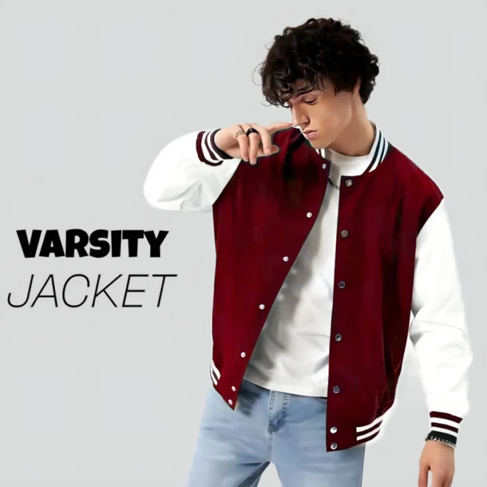 Varsity Jacket | Maroon