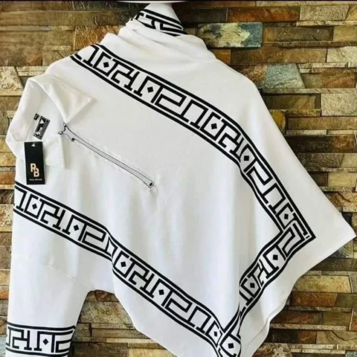 Greek Zipper Polo | White